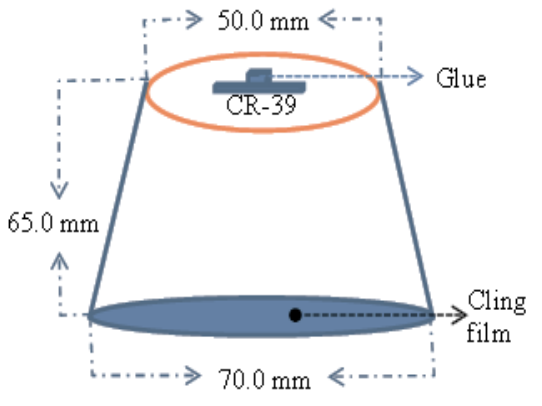 图2:CR-39 Dosimeter